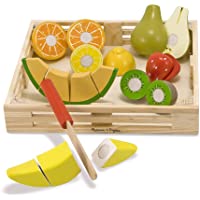 Los mejores  - Melissa &amp- Doug- Cutting Fruit Set Comida de Juguete de Madera- Multicolor (14021)